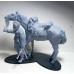 1/32 Cossacks mounted on horse WW2